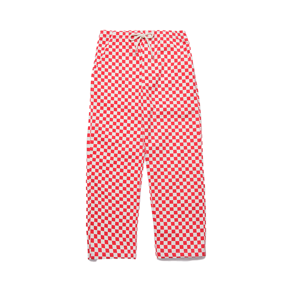 도미넌트 체커보드 스트링 팬츠 레드(Dominant Checkerboard String Pants Red)