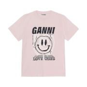 (W) Ganni Love Club T-Shirt Light Lilac