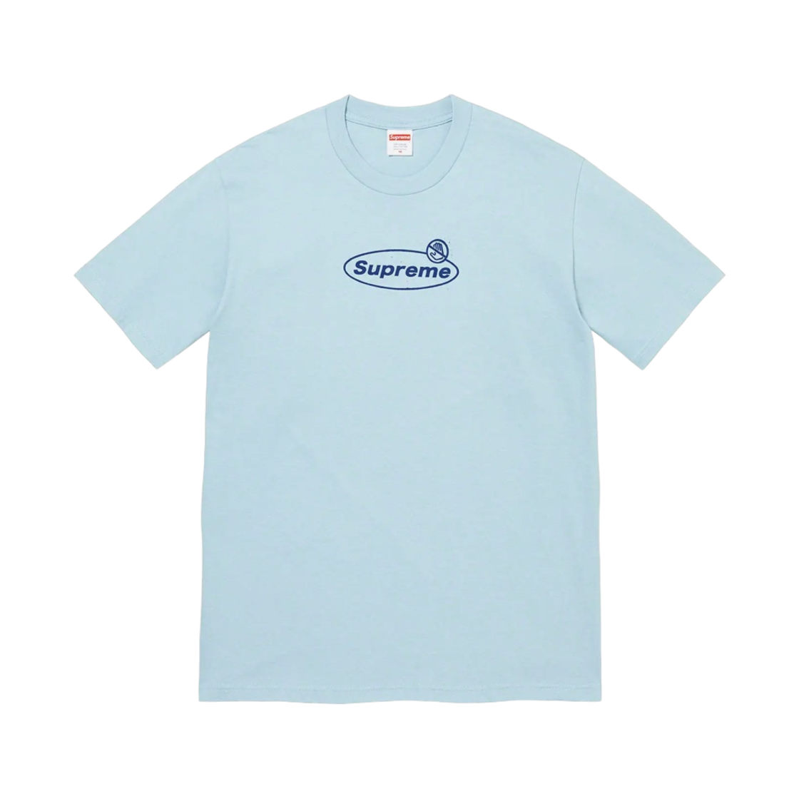 슈프림 워닝 티셔츠 더스티 블루 - 22FW(Supreme Warning T-Shirt Dusty Blue - 22FW) - 1