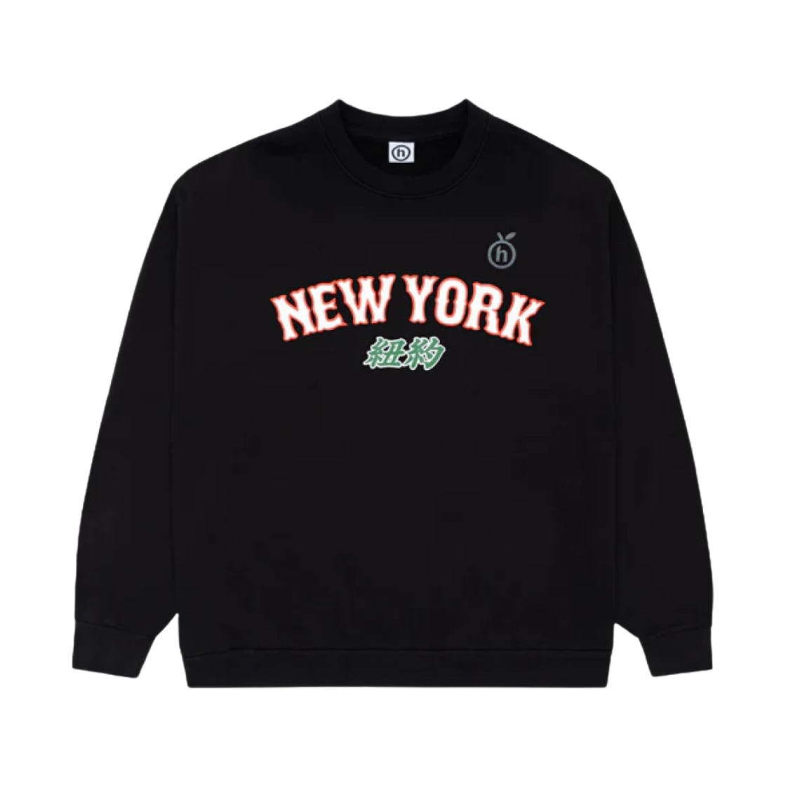 히든 NY x 골드윈 뉴욕 도쿄 크루넥 블랙(Hidden NY x Goldwin NY-Tokyo Crewneck Black)