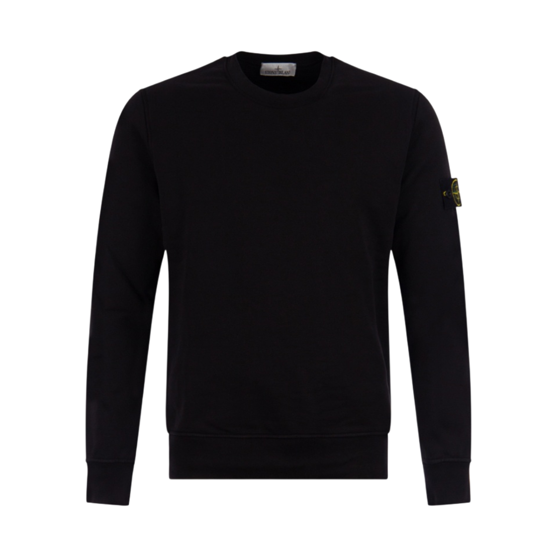 스톤 아일랜드 63051 코튼 플리스 가먼트 다이드 스웨트셔츠 블랙 - 23FW