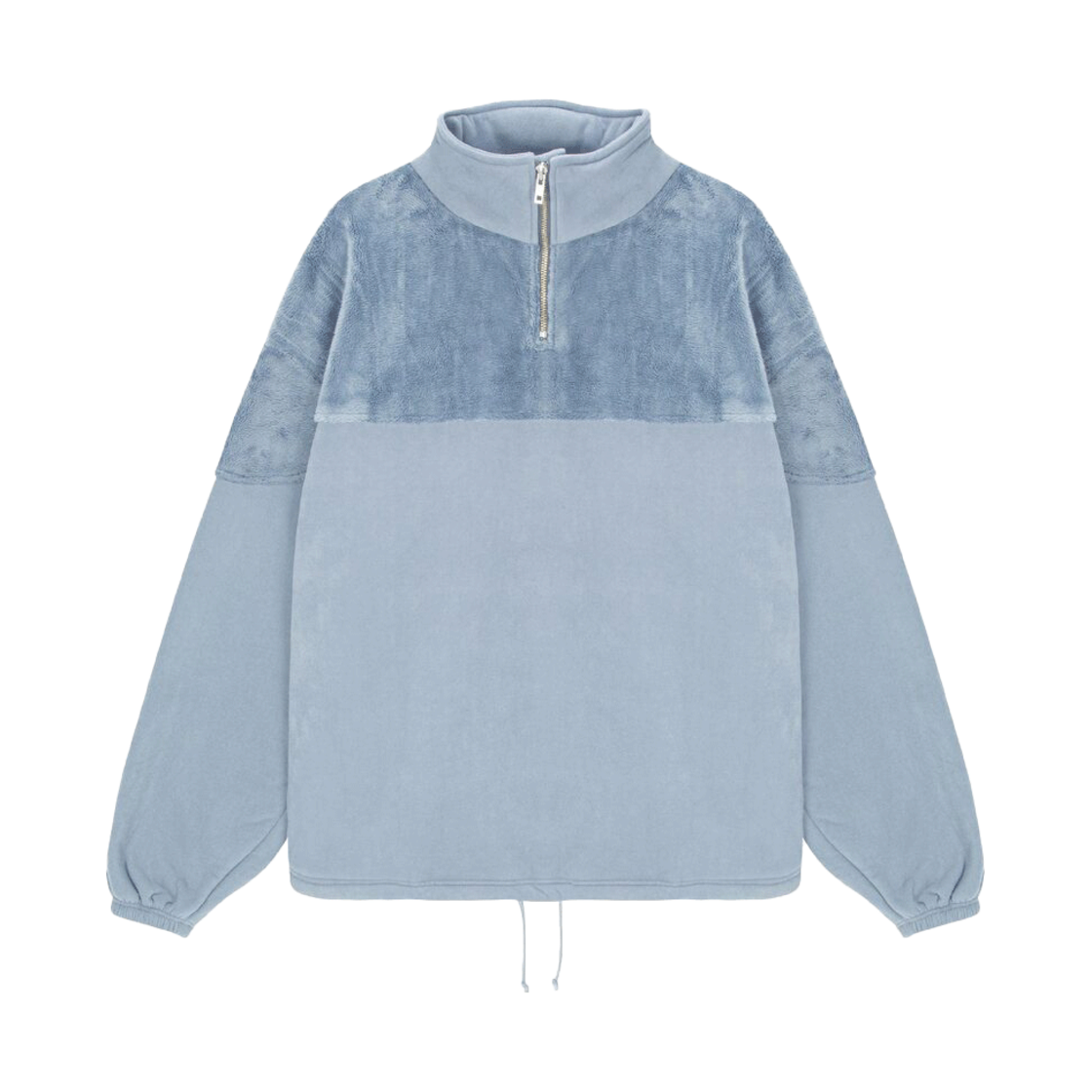 HN24W7 Hono Report Block Half Zip Aqua