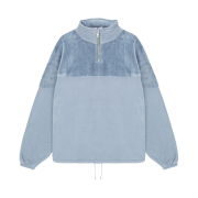 Hono Report Block Half Zip Aqua