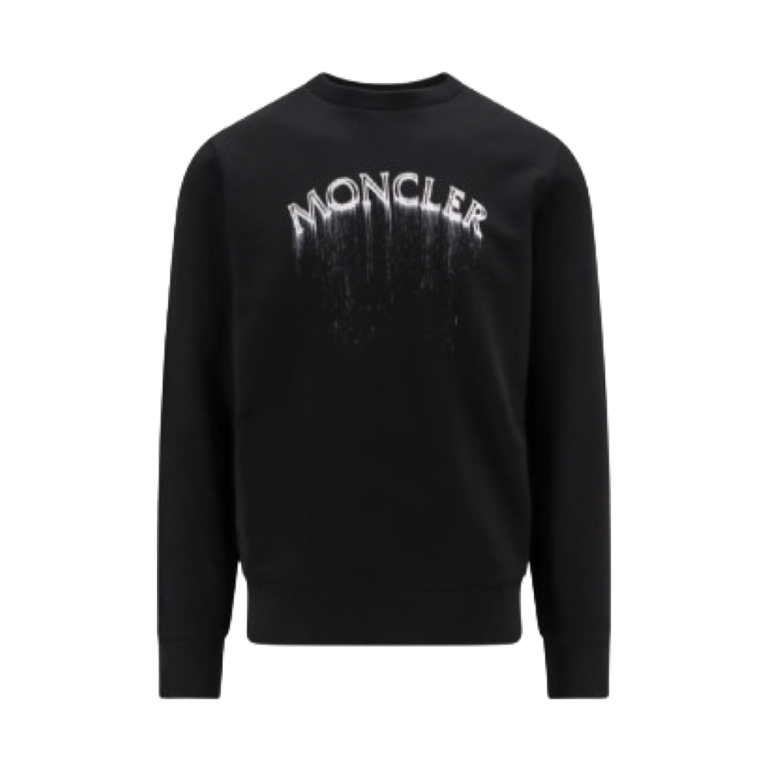 J1-091-8G00004-809KR-999 Moncler Logo Print Sweatshirt Black - 24SS