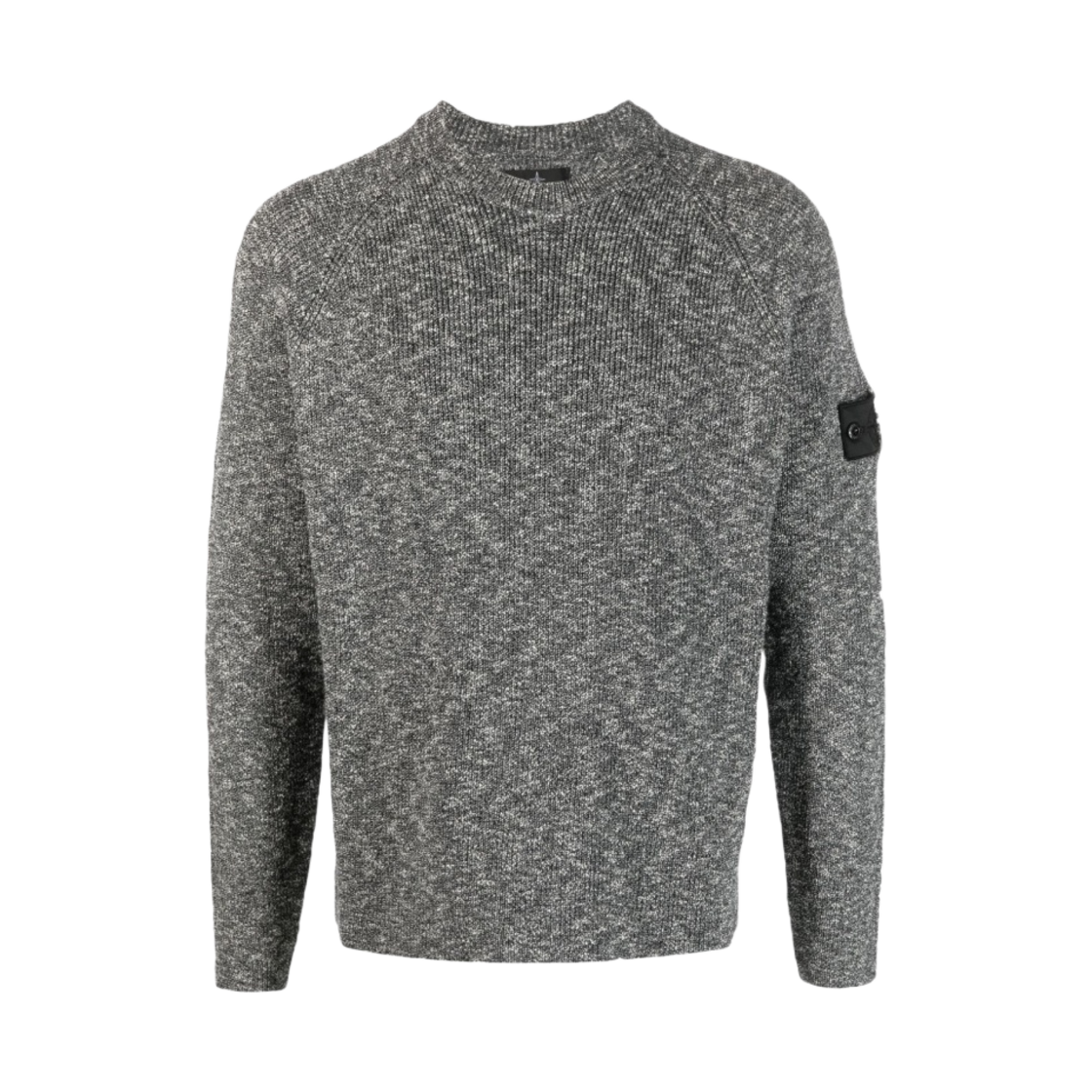 스톤 아일랜드 쉐도우 프로젝트 5121R 패턴 슬럽 드라이 얀 모크넥 니트 블랙 - 23SS(Stone Island Shadow Project 5121R Patterned Slub Dry Yarn Mock Neck Knit Black - 23SS)