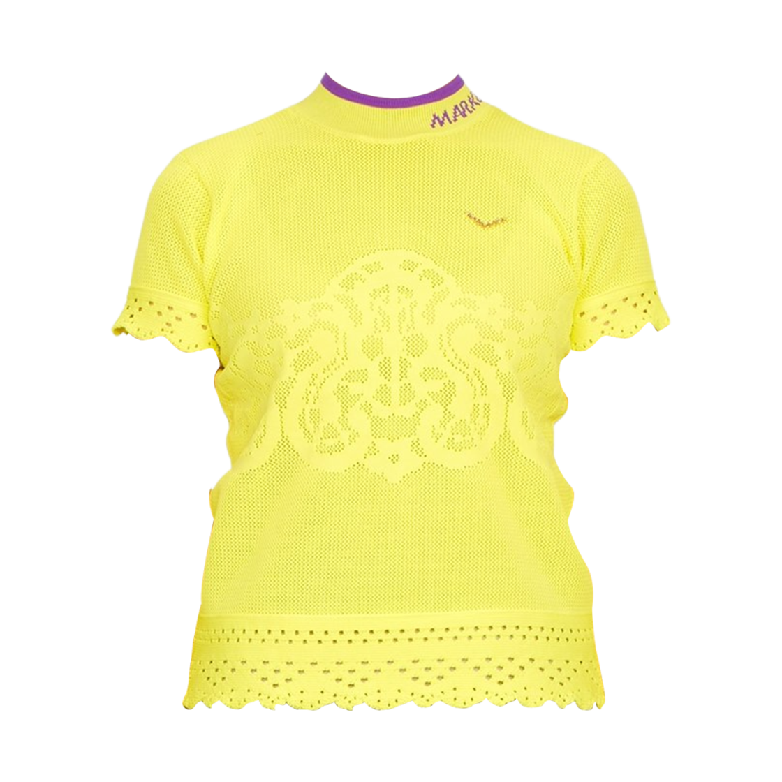 MLW-3A-AB04 (W) Mark & Lona Mirage Knit T-Shirt Yellow