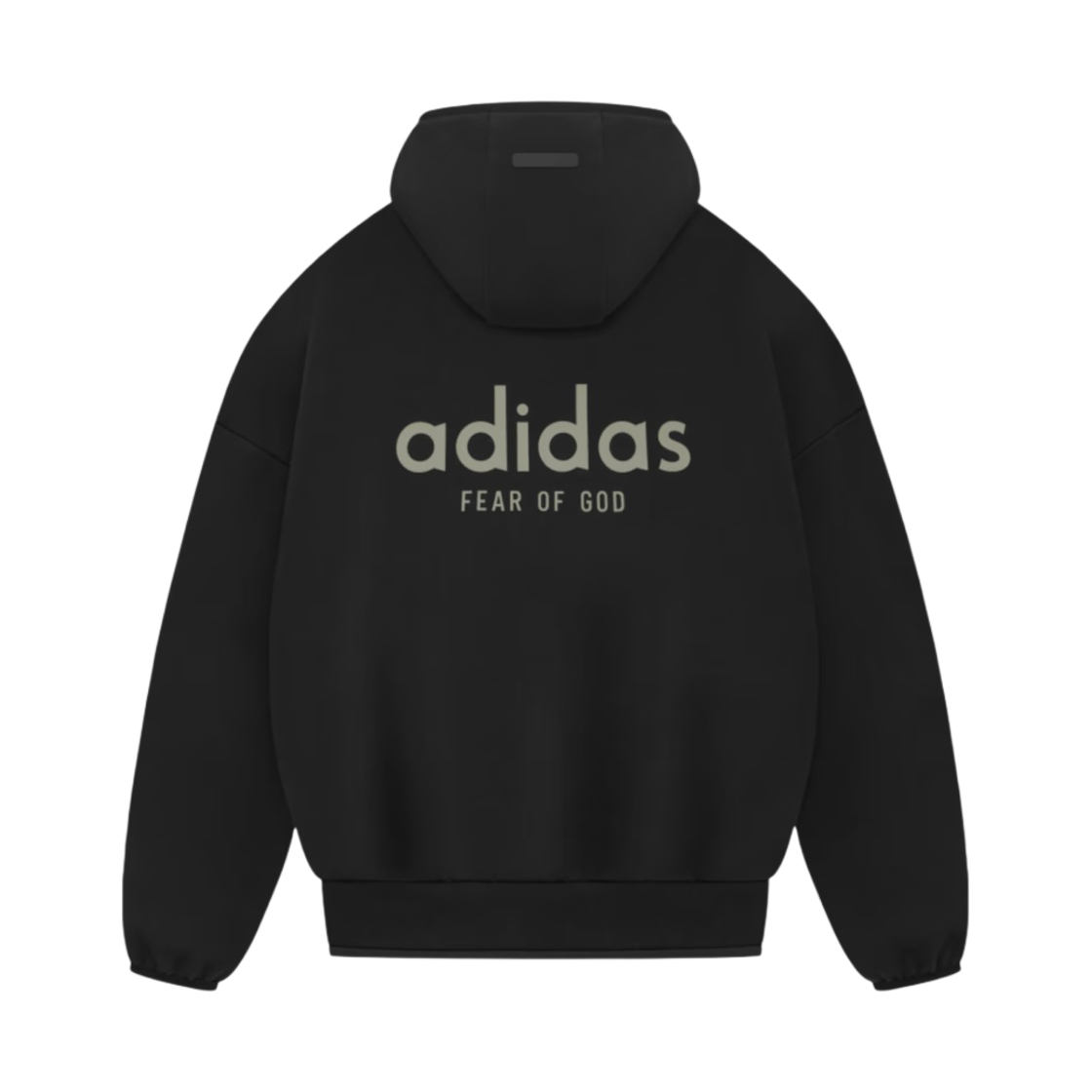 IW8925 Adidas x Fear of God Athletics Heavy Fleece Hoodie Black - KR Sizing