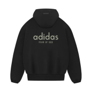 Adidas x Fear of God Athletics Heavy Fleece Hoodie Black - KR Sizing