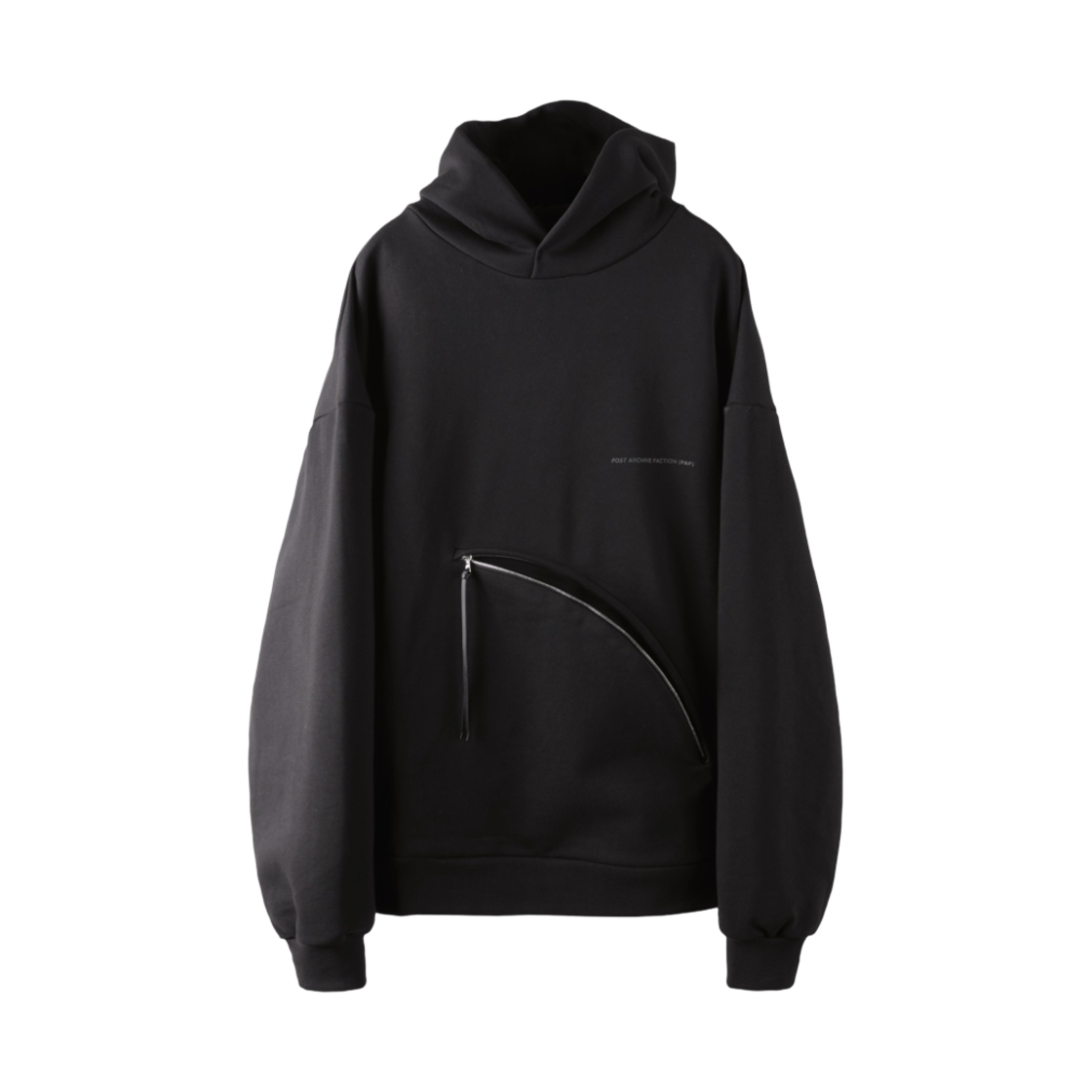 포스트 아카이브 팩션 (파프) 8.0 후드 센터 블랙(Post Archive Faction (Paf) 8.0 Hoodie Center Black)