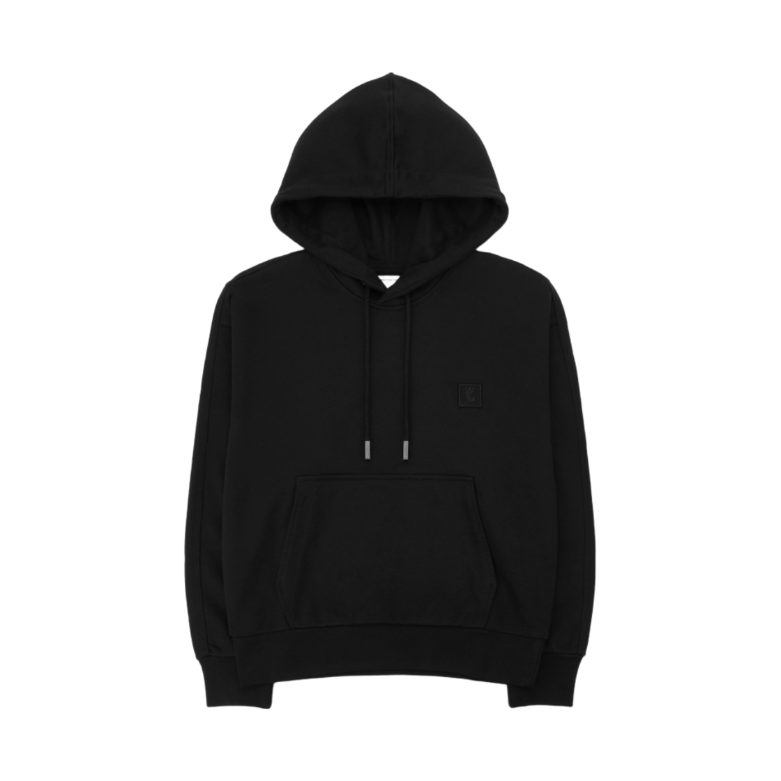 M241TS37736B (W) Wooyoungmi Back Logo Hooded T-Shirt Black - 24SS