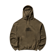 Umbro x Slam Jam Logo Masked Hoodie Army Green