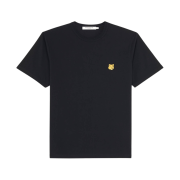 Maison Kitsune Golden Fox Head Patch Classic T-Shirt Black
