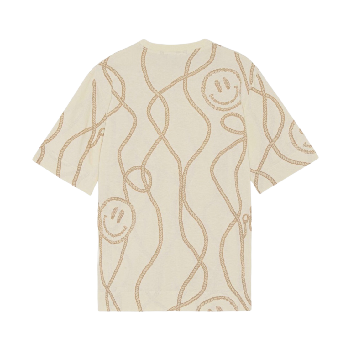 (W) 가니 씬 소프트웨어 저지 스마일리 로프 티셔츠 멀티컬러((W) Ganni Thin Software Jersey Smiley Rope T-Shirt Multicolour) - 2