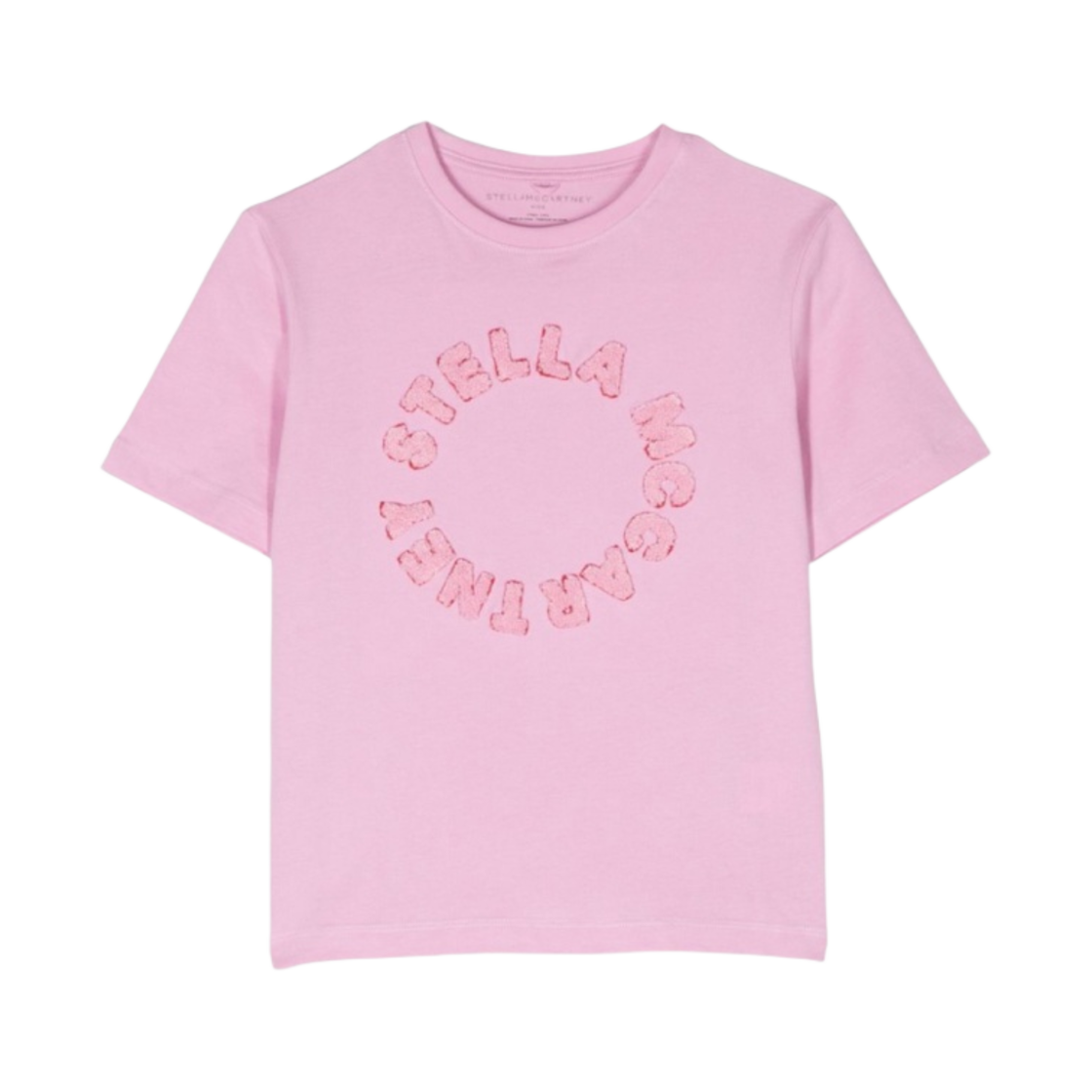 TU8A81Z043450G (Kids) Stella McCartney Logo Applique T-Shirt Pink
