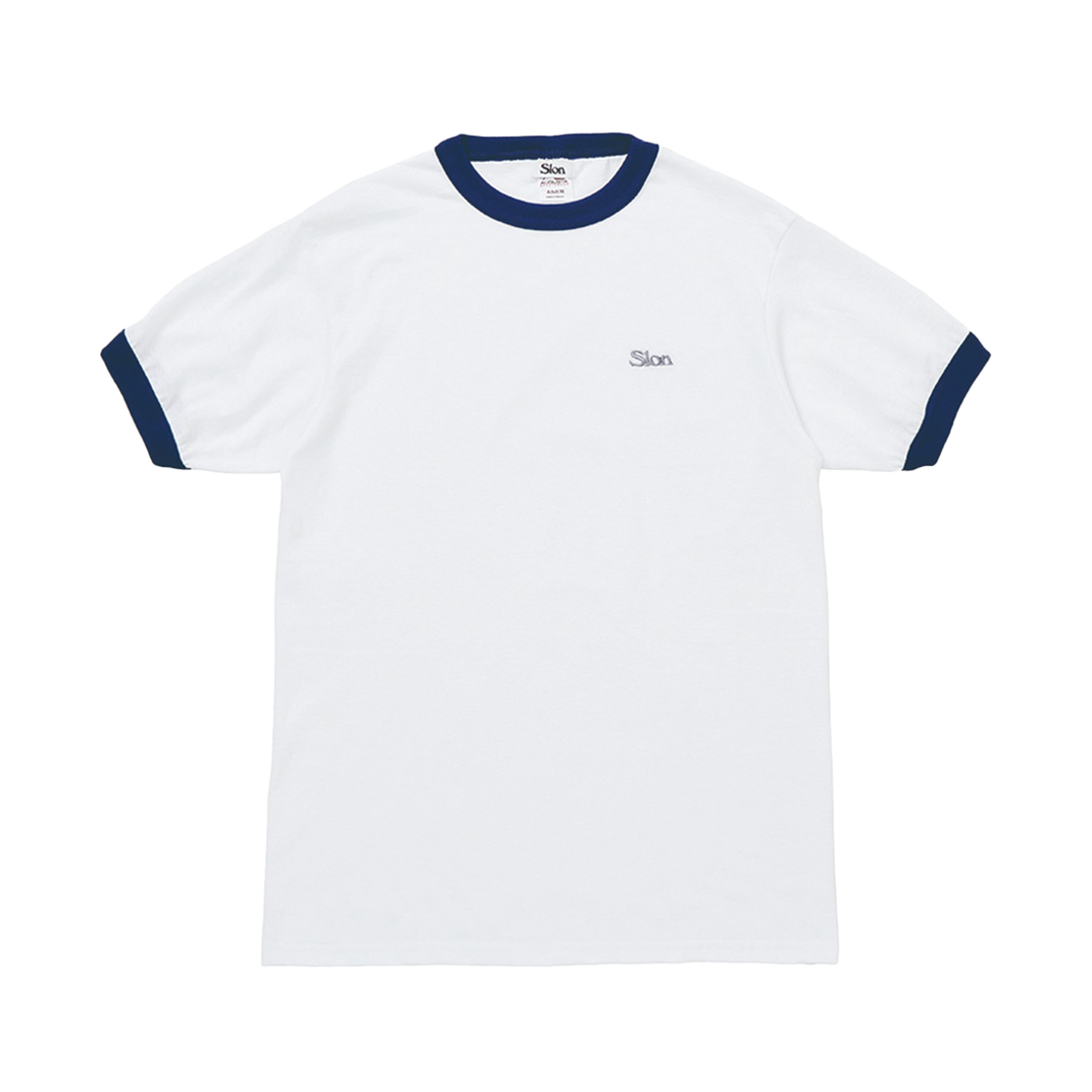 Slon Classic Logo Authentic Ringer Tee CHERRY DRIVER Slon Classic Logo Authentic Ringer Tee White