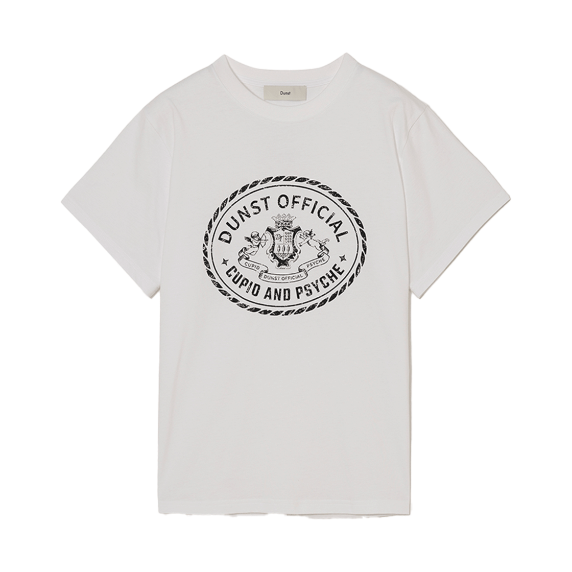 UDTS5B121OW_M_ Dunst Unisex Cupid Campus T-Shirt Off White