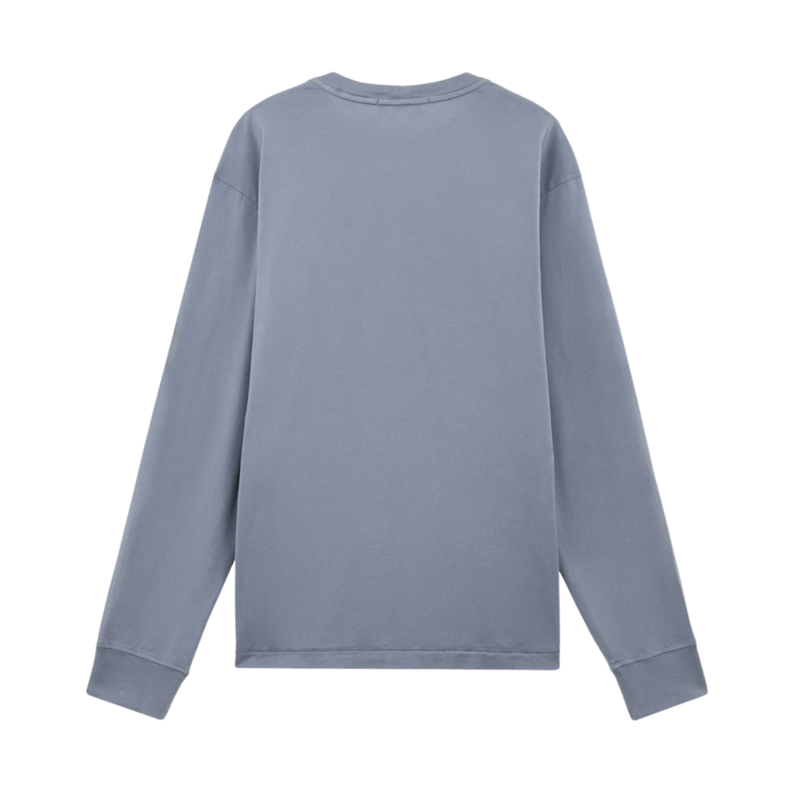 스톤 아일랜드 22713 60/2 코튼 저지 슬림 핏 롱슬리브 티셔츠 미드 블루 - 24FW(Stone Island 22713 60/2 Cotton Jersey Slim Fit L/S T-Shirt Mid Blue - 24FW) - 2
