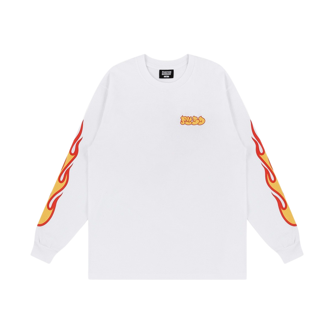 FLW Plastick Bandage Flame Long Sleeve White