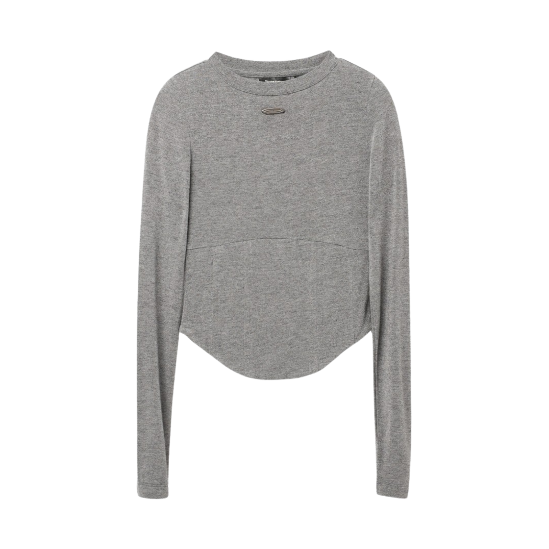 오프닝프로젝트 W 코르셋 슬림 티셔츠 그레이