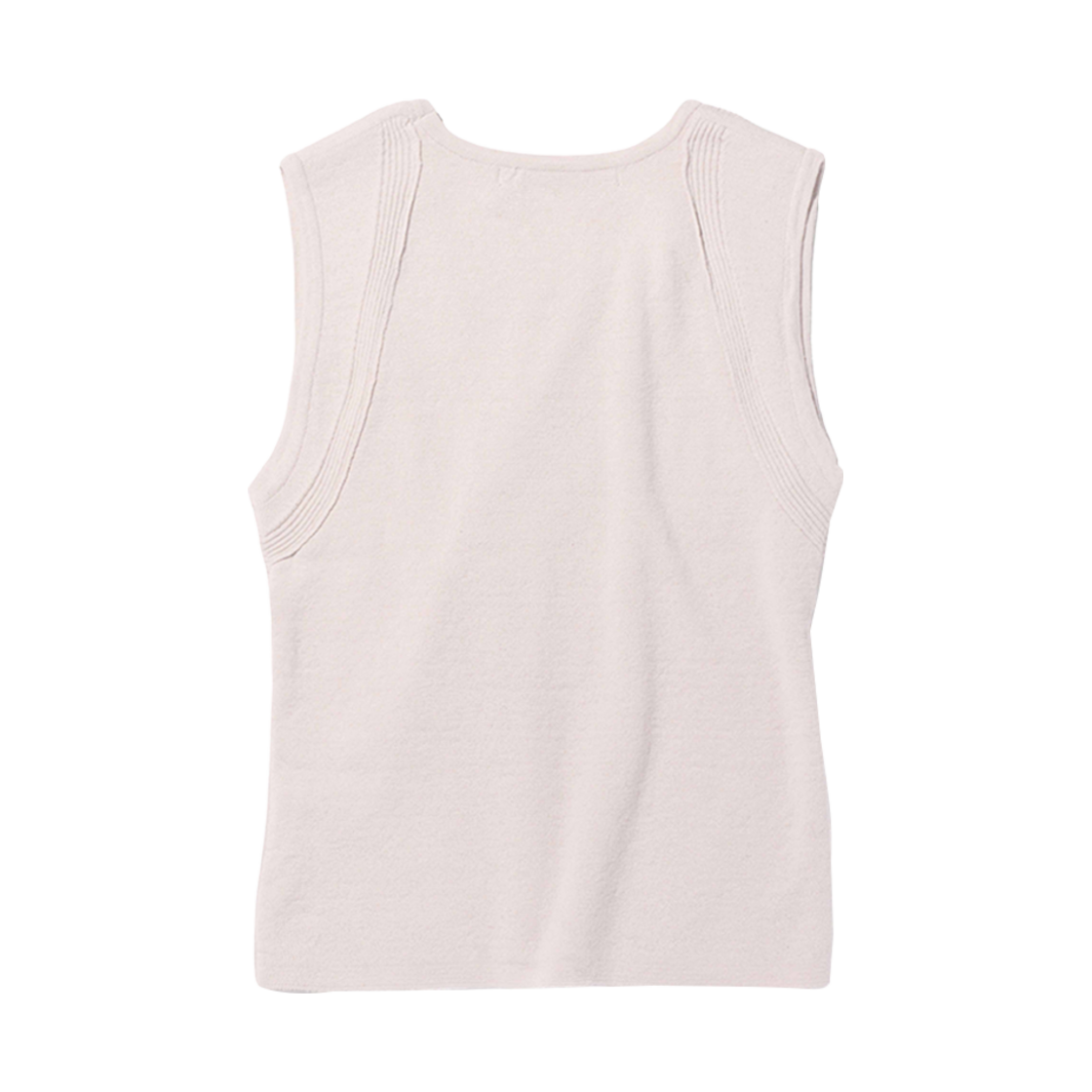 (W) 미스치프 하네스 위브 니트 슬리브리스 라이트 핑크 그레이((W) Mischief Harness Weave Knit Sleeveless Light Pink Grey) - 2