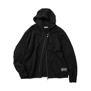ETCE Prototype Finger Hole Hood Zip-Up Black