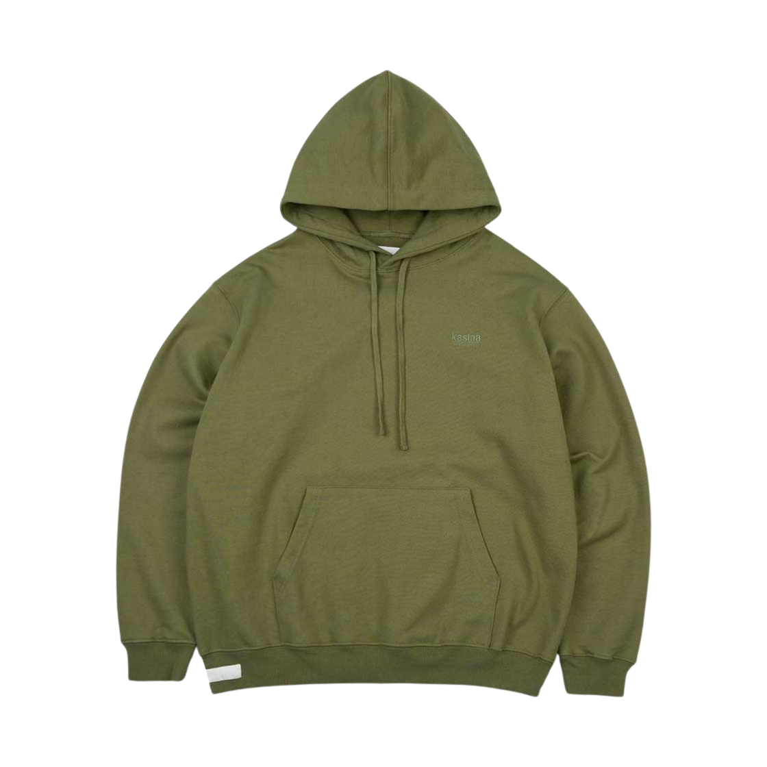 KA24SMSWLOL Kasina Authentic Logo Hoodie Olive