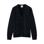 Wooyoungmi Cable Cardigan Navy - 24FW