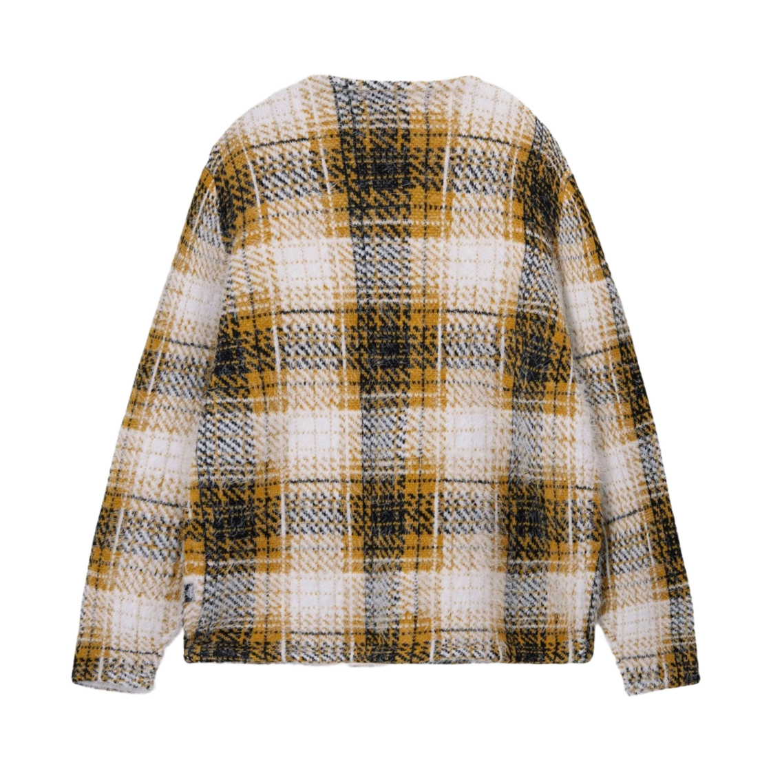 스투시 헤어리 플래드 가디건 골드(Stussy Hairy Plaid Cardigan Gold) - 2