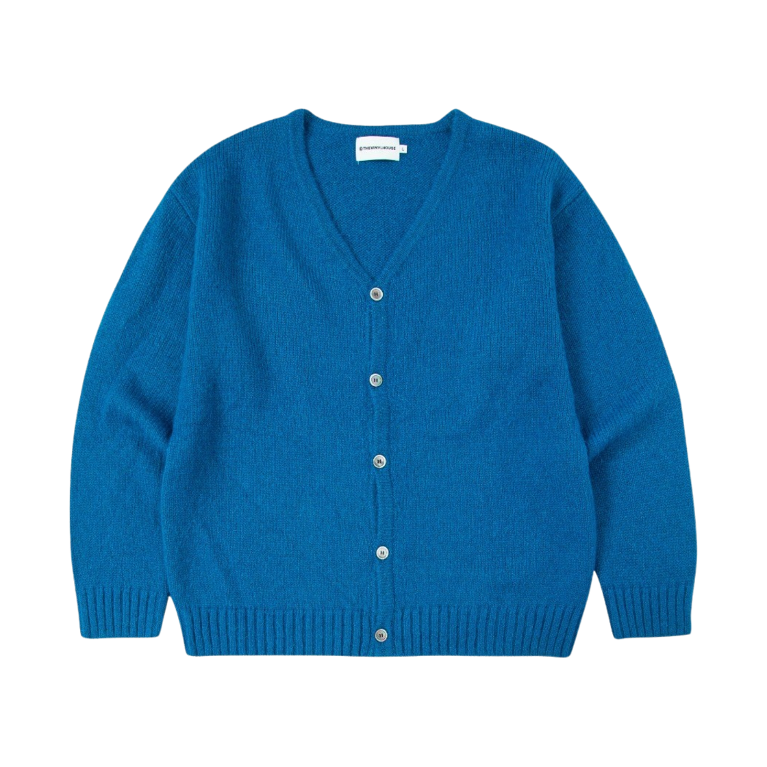 더바이닐하우스 모헤어 가디건 블루