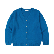 Thevinylhouse Mohair Cardigan Blue
