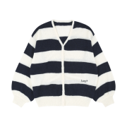 LAZYZ Easy Soft Loose Fit knit Cardigan ivory/navy