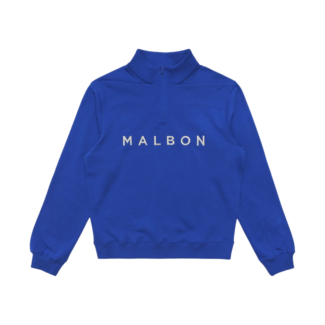 말본 골프 스핀들 1/4 지퍼 풀오버 로얄(Malbon Golf Spindle 1/4 Zip Pullover Royal) - 1