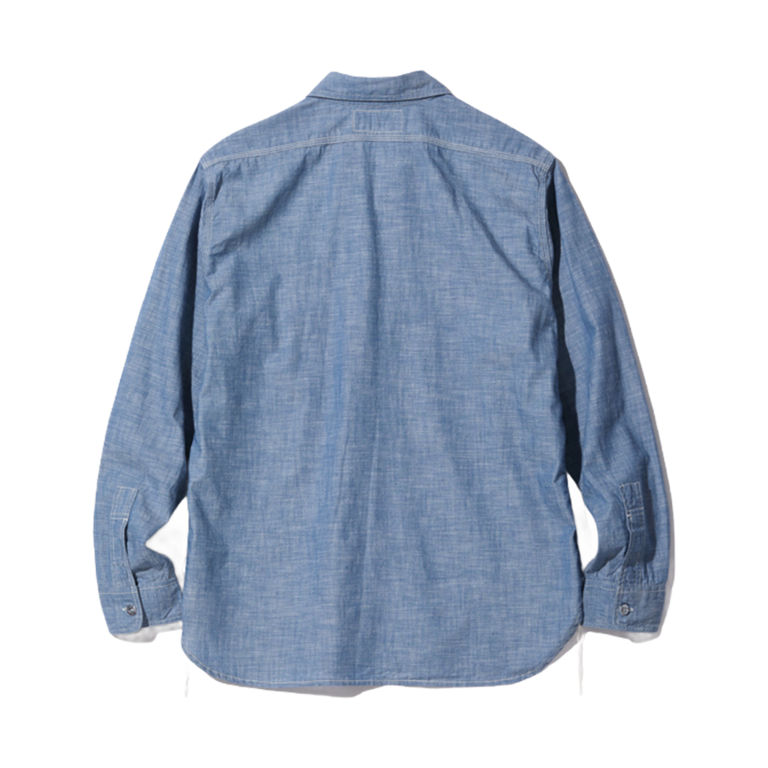 슈가 케인 픽션 로맨스 4.3온즈 슬럽 샴브레이 워크 셔츠 블루(Sugar Cane Fiction Romance 4.3 oz. Slub Chambray Work Shirt Blue) - 2