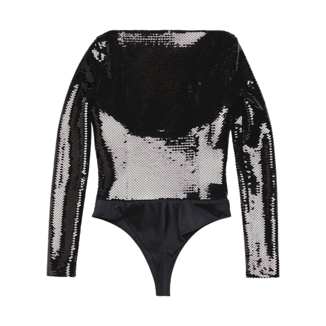 (W) 발렌시아가 롱슬리브 버스티어 탑 블랙((W) Balenciaga Long Sleeve Bustier Top Black) - 2