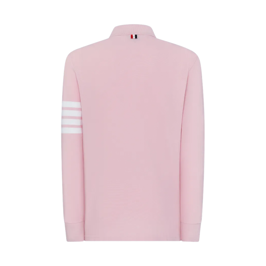 톰브라운 클래식 피케 사선 폴로 라이트 핑크(Thom Browne Classic Pique 4-Bar Polo Light Pink) - 2