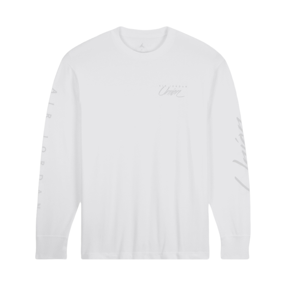 조던 x 유니온 롱슬리브 티셔츠 화이트 - 아시아