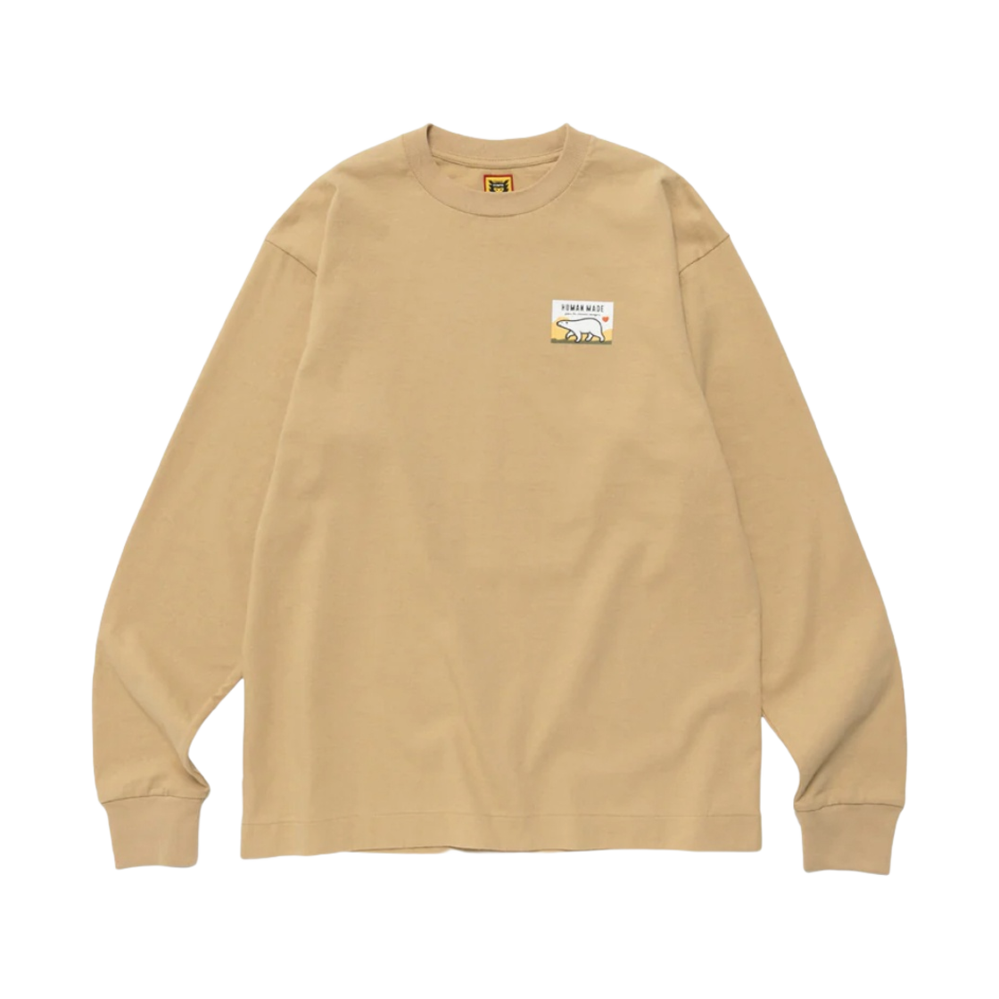 휴먼 메이드 그래픽 롱슬리브 티셔츠 베이지(Human Made Graphic L/S T-Shirt Beige) - 2