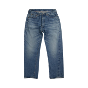 Warehouse & Co. Lot 2nd-Hand 1101 Pants Used Wash Light Indigo