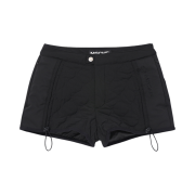 (W) Mischief Quilted Shorts Black