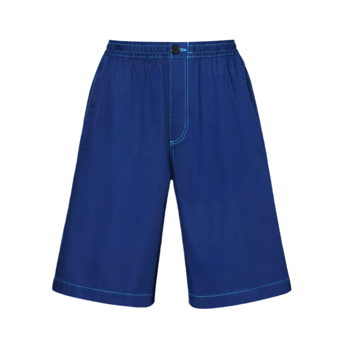 유니클로 x 마르니 와이드 핏 박시 숏 팬츠 블루 - KR