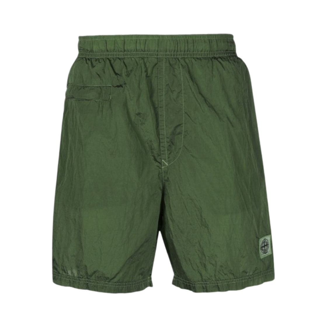 스톤 아일랜드 B0243 나일론 메탈 스위밍 트렁크 올리브 그린 - 22SS(Stone Island B0243 Nylon Metal Swimming Trunk Olive Green - 22SS) - 1
