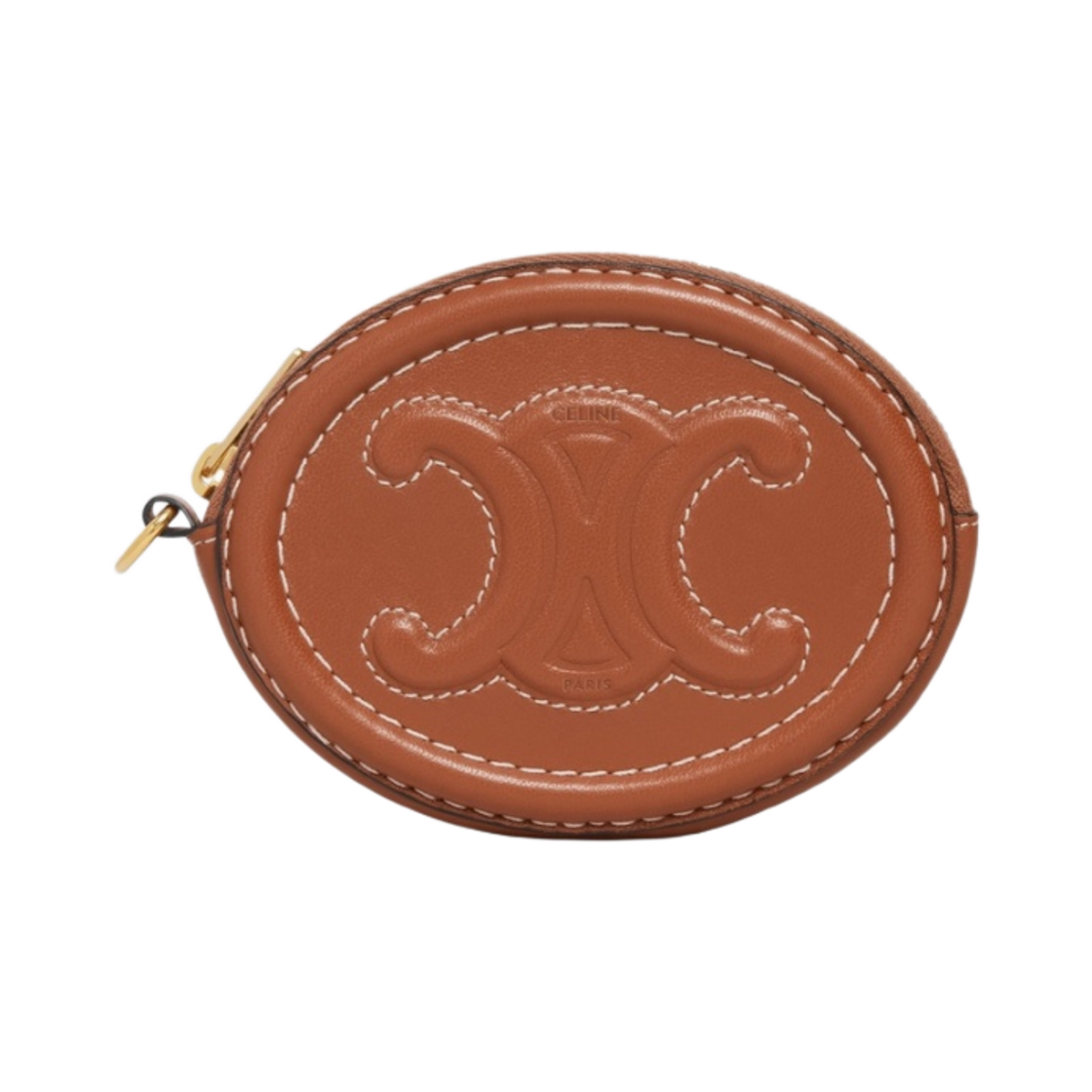 셀린느 스무스 카프스킨 코인 퍼스 레더 트리옹프 탄(Celine Coin Purse Cuir Triomphe in Smooth Calfskin Tan) - 2