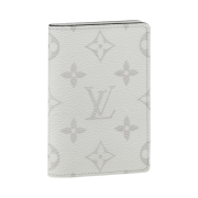Louis Vuitton Pocket Organizer Taigarama Optic White