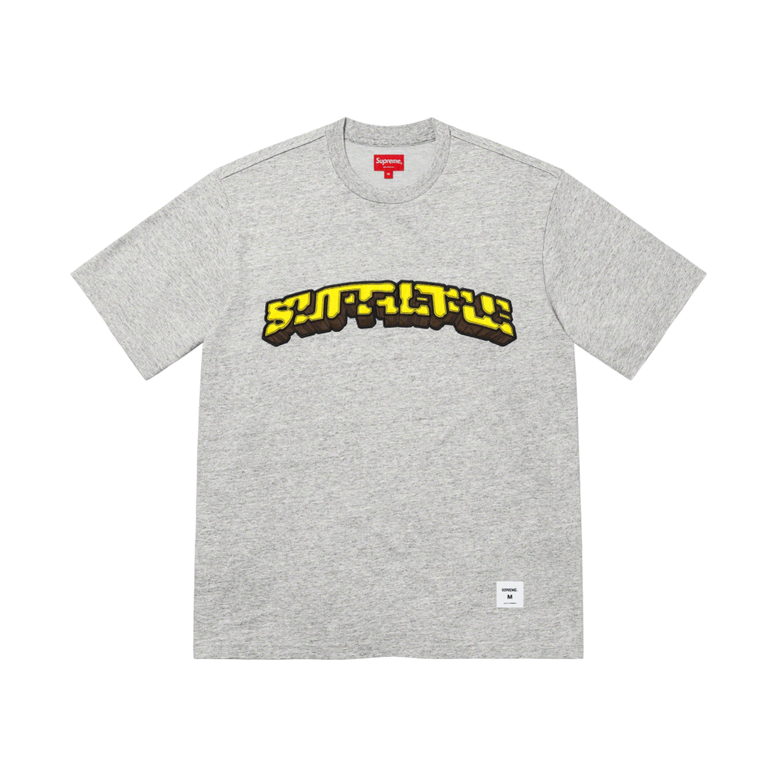 슈프림 블록 아크 숏슬리브 탑 헤더 그레이 - 23SS(Supreme Block Arc S/S Top Heather Grey - 23SS) - 1