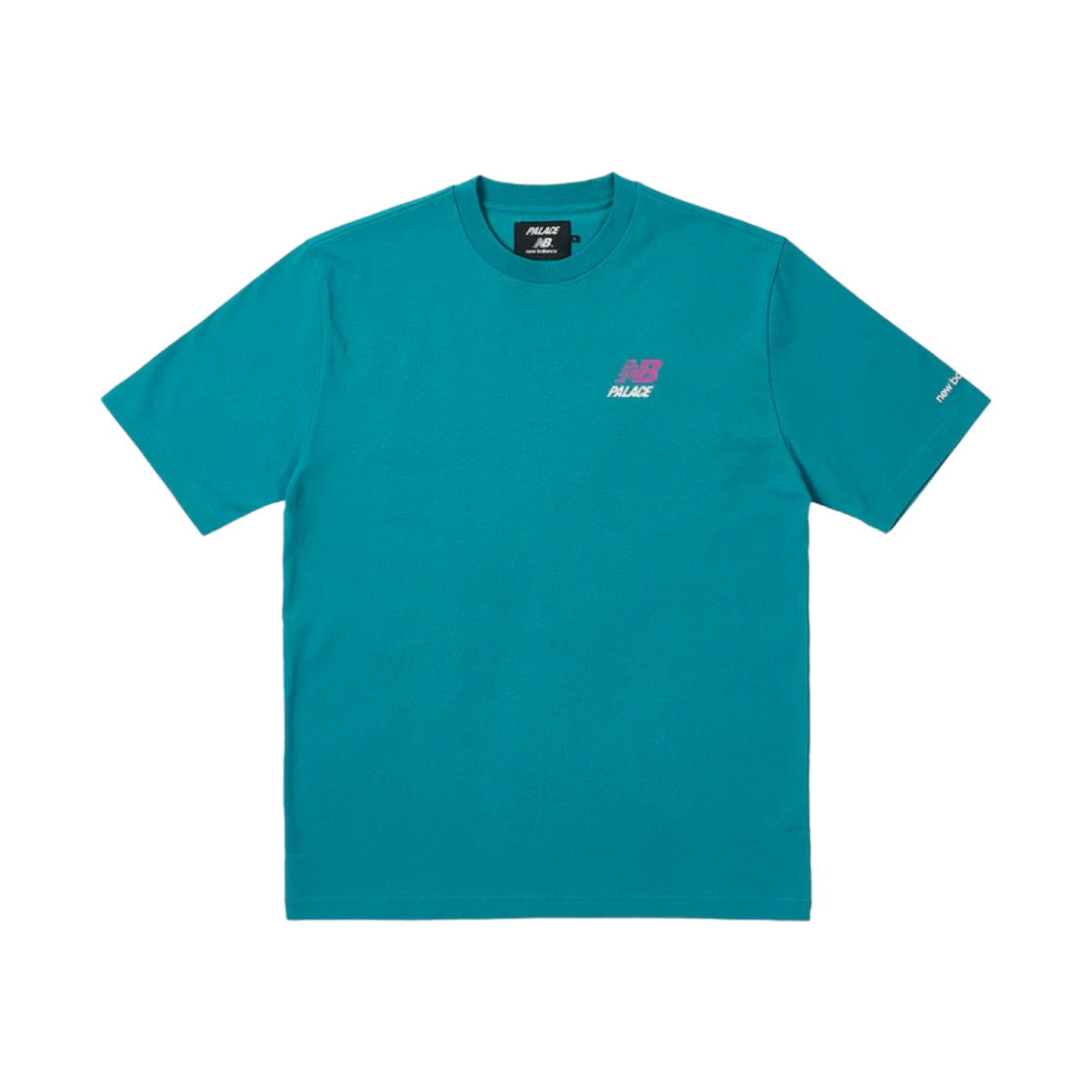 팔라스 x 뉴발란스 로고 티셔츠 틸 - 23SS(Palace x New Balance Logo T-Shirt Teal - 23SS) - 1