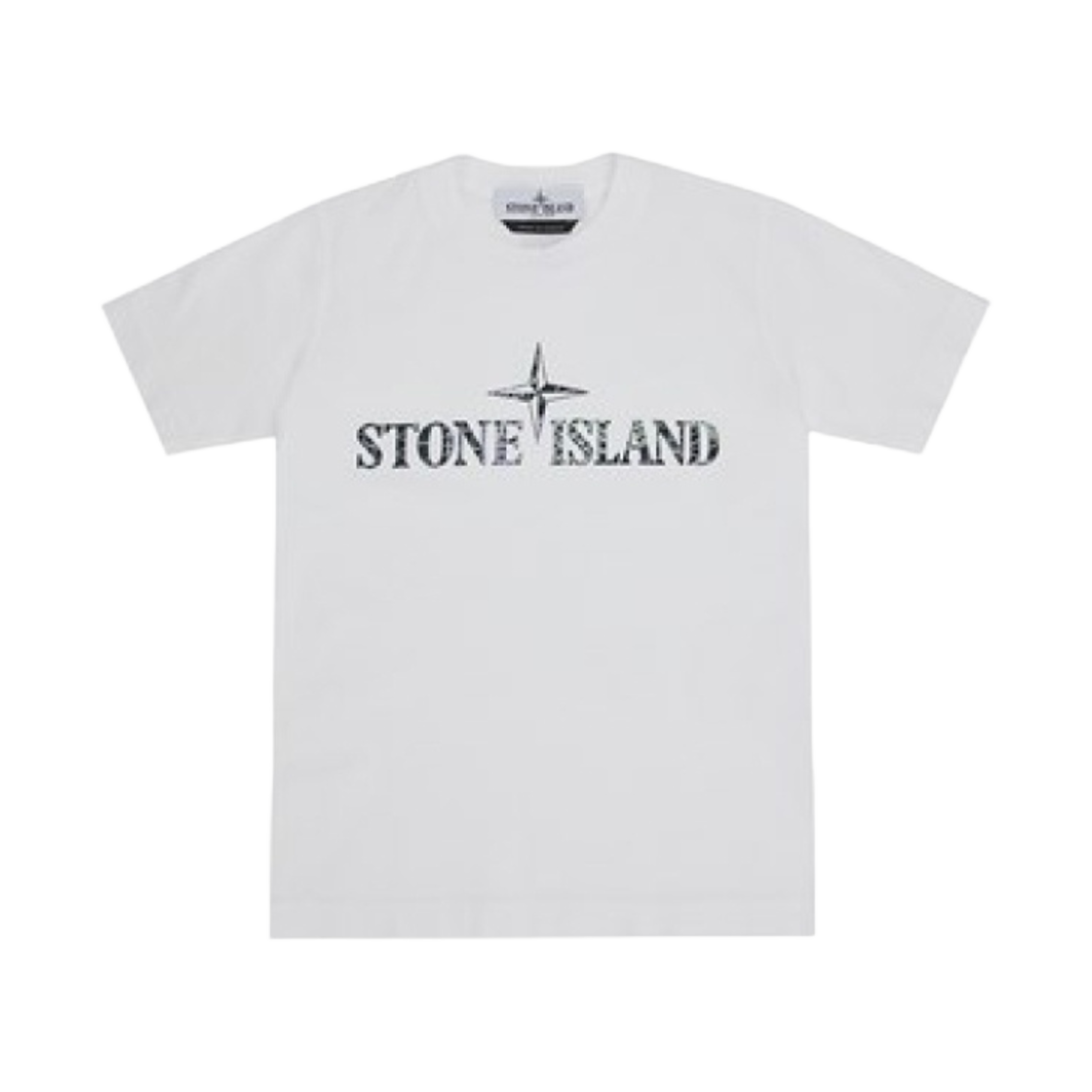 (키즈) 스톤 아일랜드 21073 ‘카모 투’ 프린트 티셔츠 화이트 - 23SS((Kids) Stone Island 21073 'Camo Two' Print T-Shirt White - 23SS) - 1