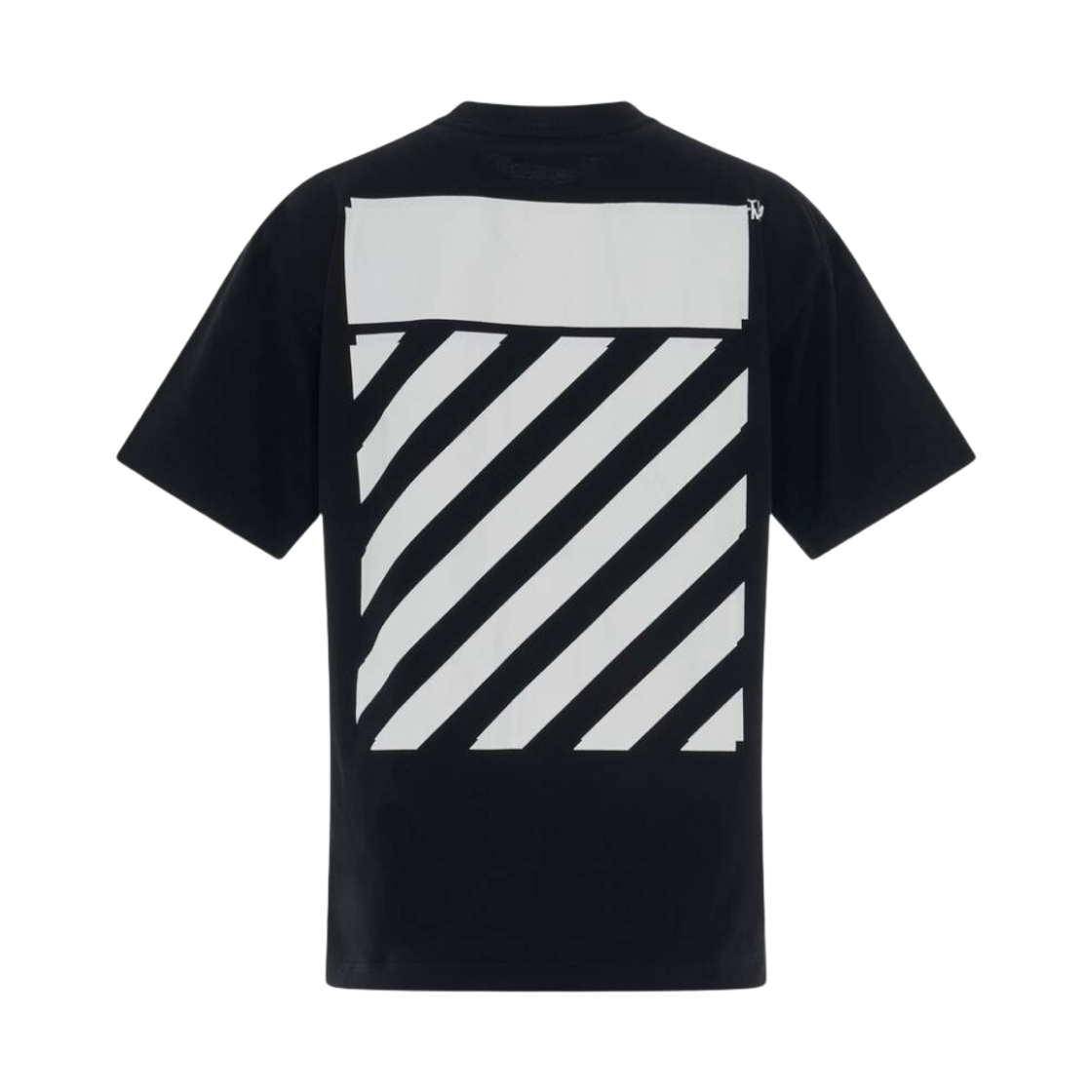 OWAA049C99JER0011001 (W) Off-White Diag Regular T-Shirt Black White