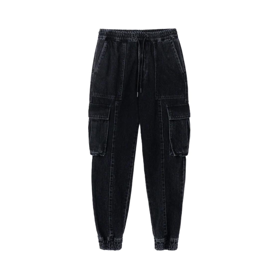 준지 스트링 카고 조거 데님 블랙 - 22FW(Juun.J String Cargo Jogger Denim Black - 22FW)