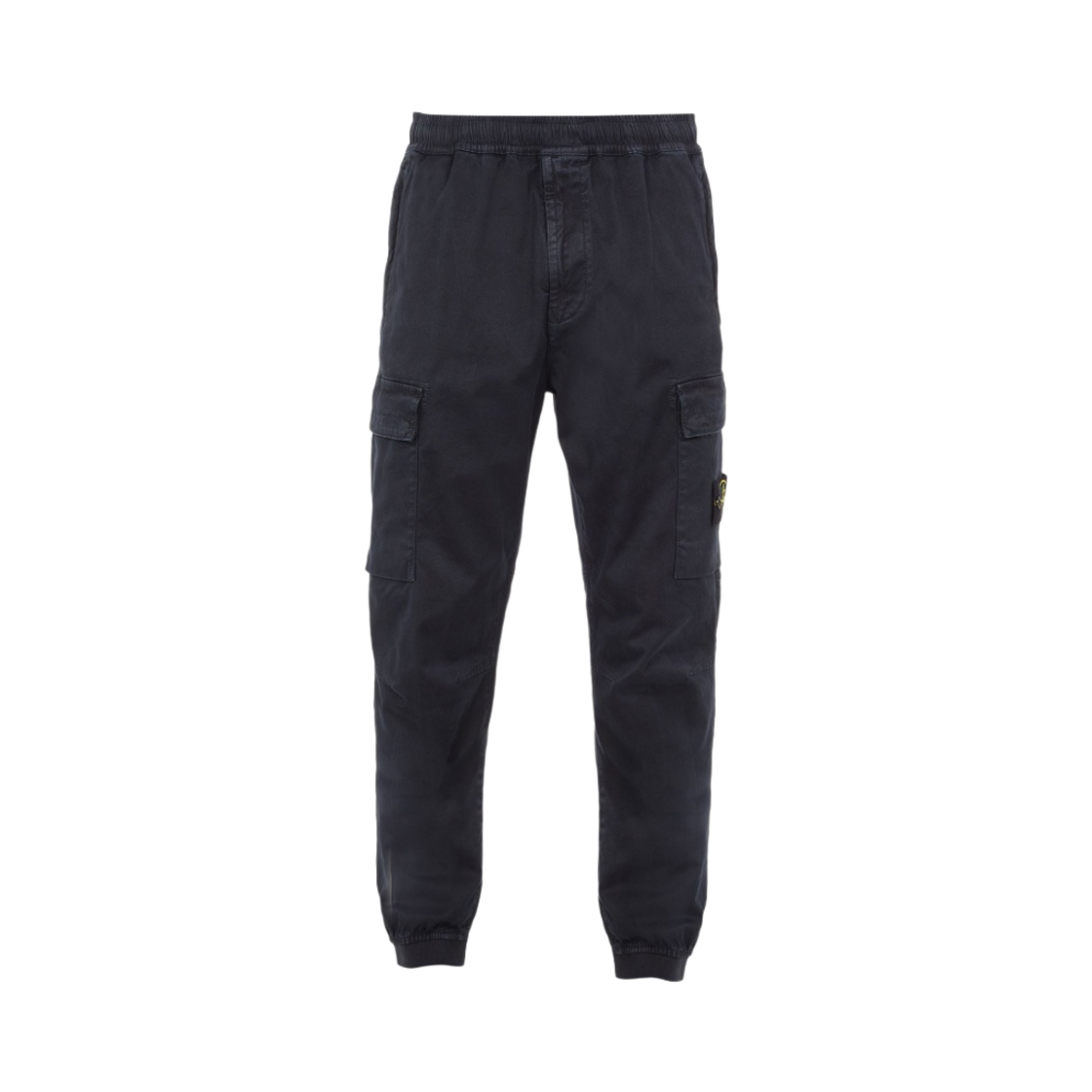 7915313L1-A0120 Stone Island 313L1 Stretch Broken Twill Cotton Garment Dyed Old Effect Cargo Pants Navy Blue - 23FW