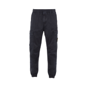 Stone Island 313L1 Stretch Broken Twill Cotton Garment Dyed Old Effect Cargo Pants Navy Blue - 23FW